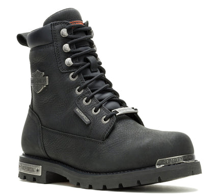Bottes de moto imperméables noires H-D® Prescott pour homme - D96135