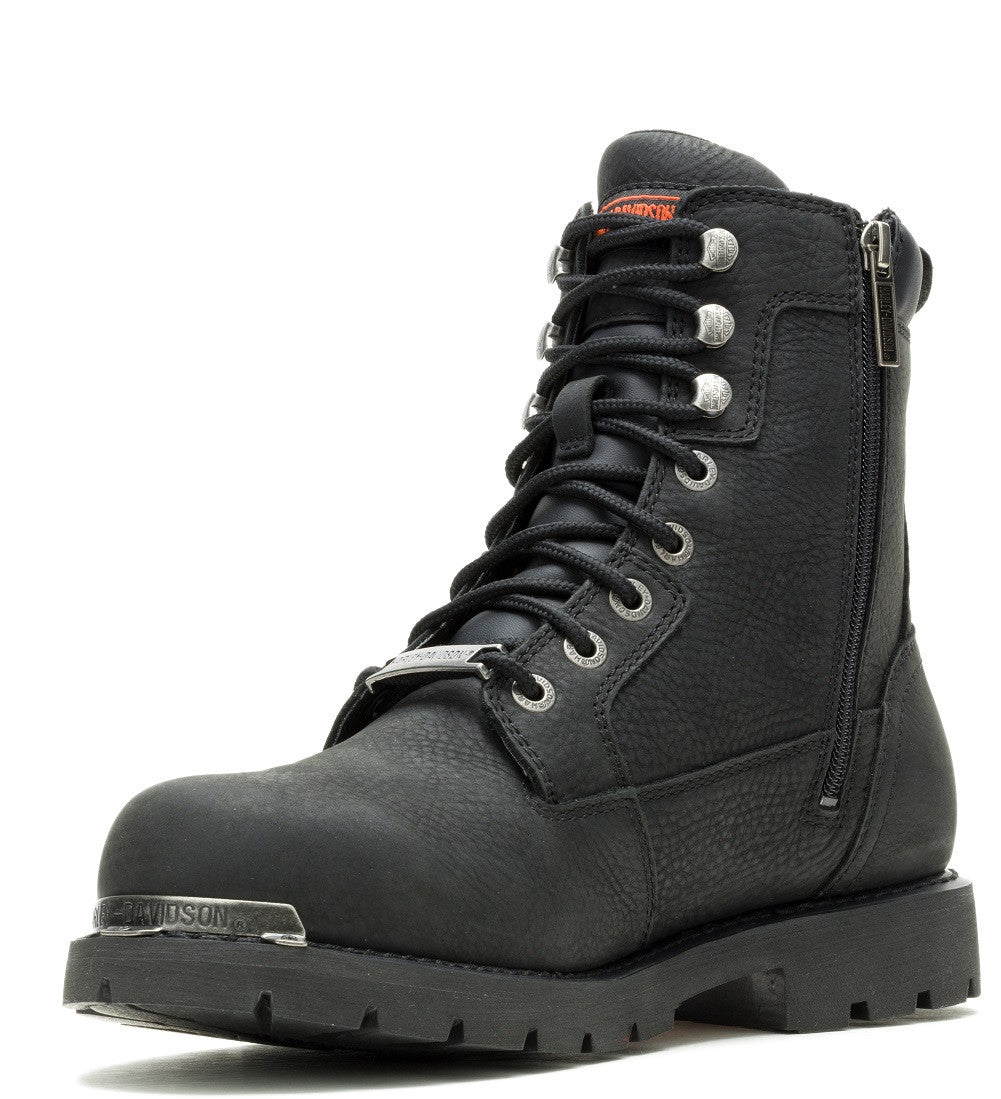 Bottes de moto imperméables noires H-D® Prescott pour homme - D96135