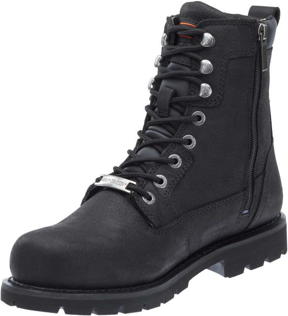Bottes de moto imperméables noires H-D® Prescott pour homme - D96135