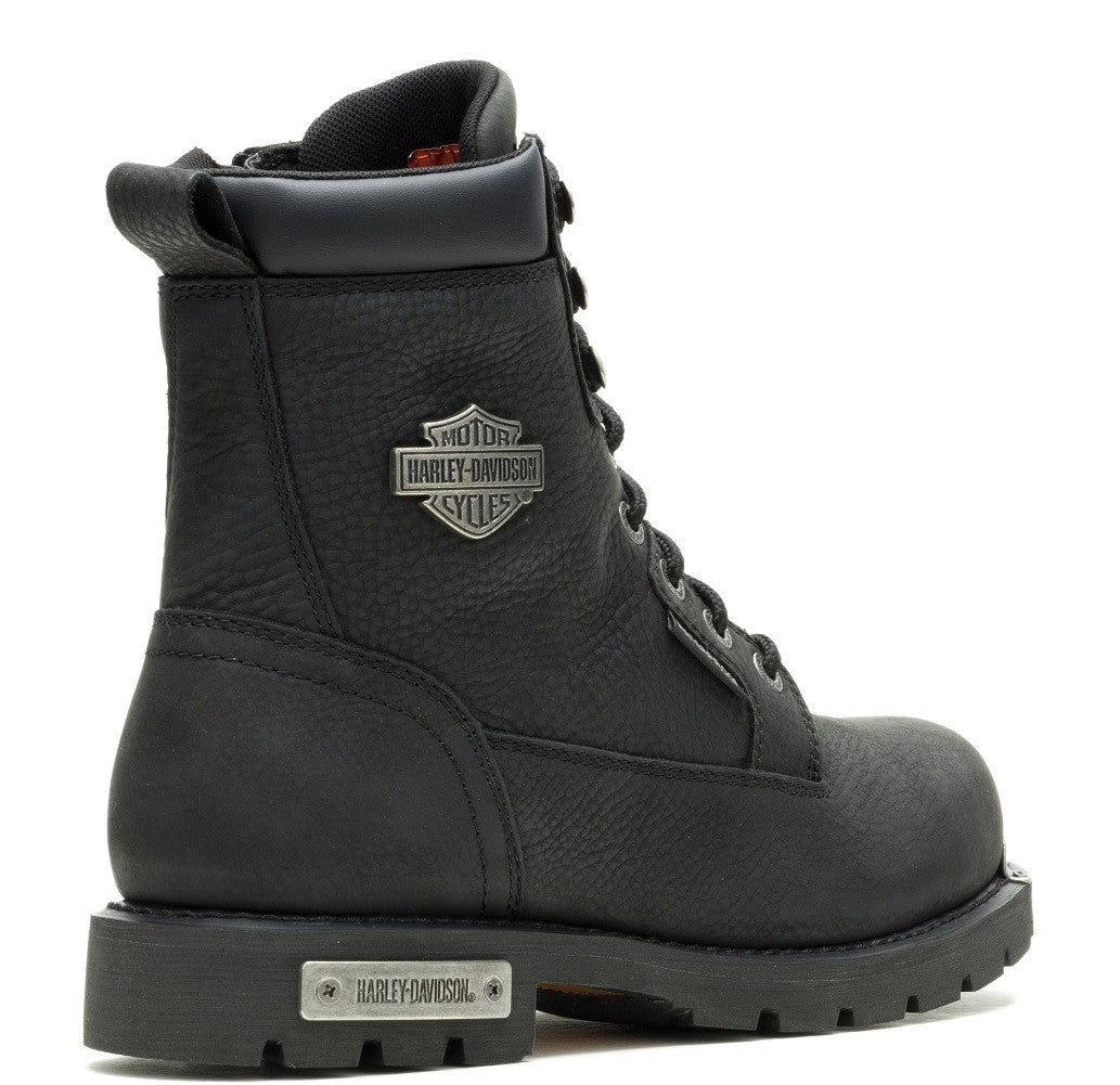 Bottes de moto imperméables noires H-D® Prescott pour homme - D96135