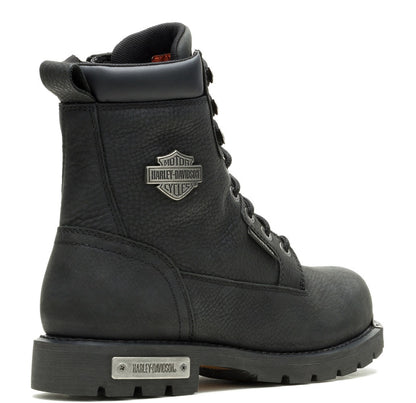Bottes de moto imperméables noires H-D® Prescott pour homme - D96135