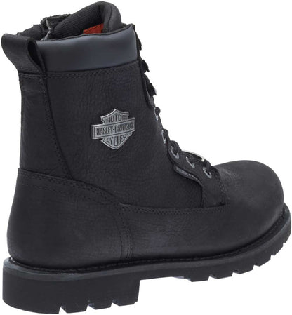 Bottes de moto imperméables noires H-D® Prescott pour homme - D96135