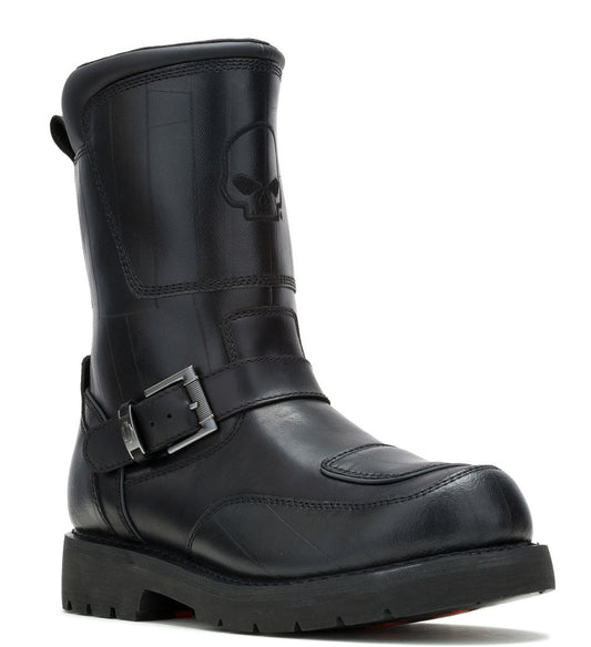 Bottes de moto Harley-Davidson® Shift Ride 9" WP en cuir noir pour hommes, D96313