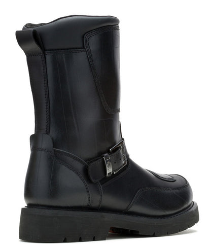 Bottes de moto Harley-Davidson® Shift Ride 9" WP en cuir noir pour hommes, D96313