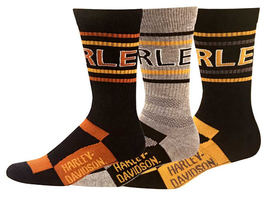 Lot de 3 paires de chaussettes de moto ventilées et respirantes pour homme - D99232970