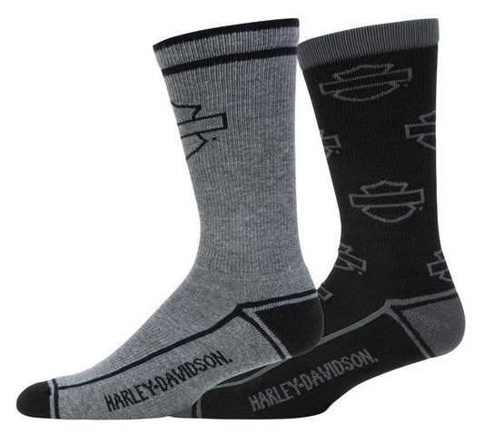 Chaussettes de moto Harley-Davidson® pour homme, lot de 2 - D99308670-001