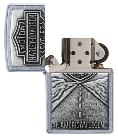 HD STREET CHROME EMBLEM ZIPPO - 20229