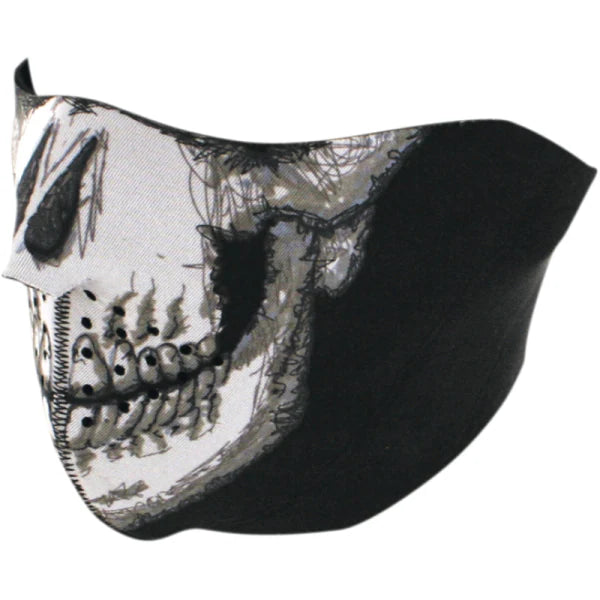 Demi-Masque de Moto Néoprène - Zan Head Gear - 2503-0060
