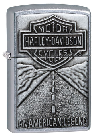 HD STREET CHROME EMBLEM ZIPPO - 20229