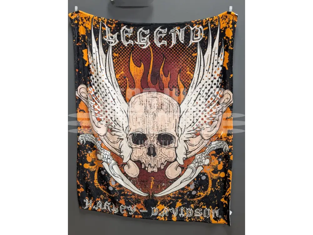 Couverture Harley-Davidson Serpent et Crâne - 1HDM/23600/0003/RET