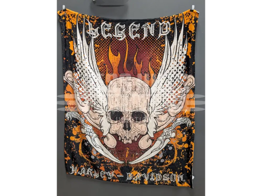Couverture Harley-Davidson Serpent et Crâne - 1HDM/23600/0003/RET