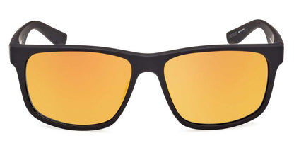Lunettes de soleil H-D®, monture rectangulaire noire brillante - HD0167V-05C