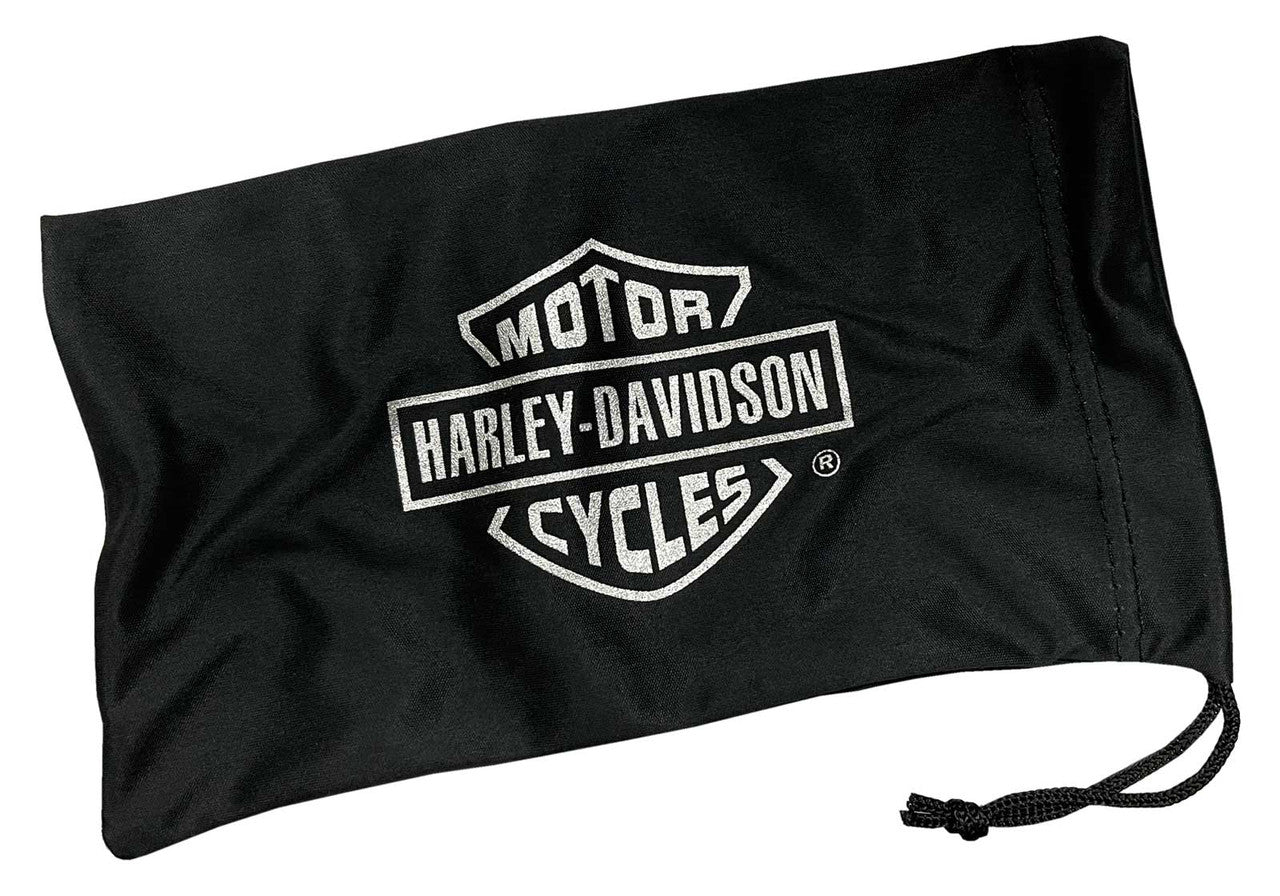 Lecteurs de logo H-D® rectangulaires en plastique noir - HD3018-54