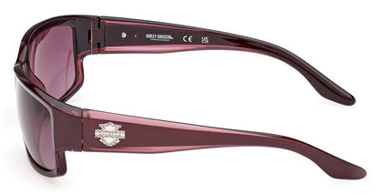 Lunettes de soleil rectangulaires en plastique pour femme - HD5049S-71T