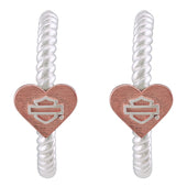 Boucle d'oreille pour femme, argent sterling  (HDE0548)