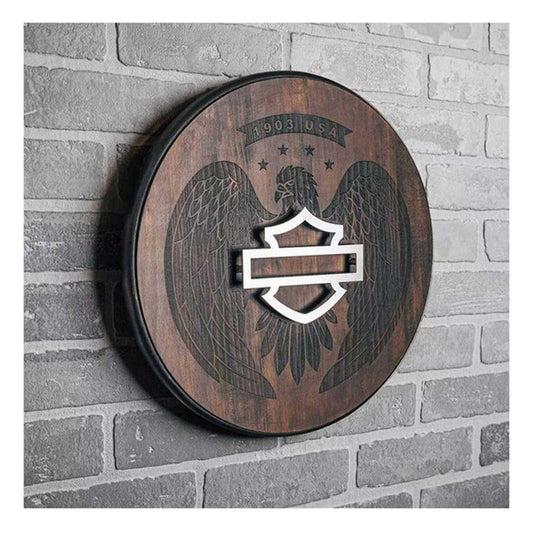 Panneau de bar Harley-Davidson® Open B&S Eagle - HDL-15329