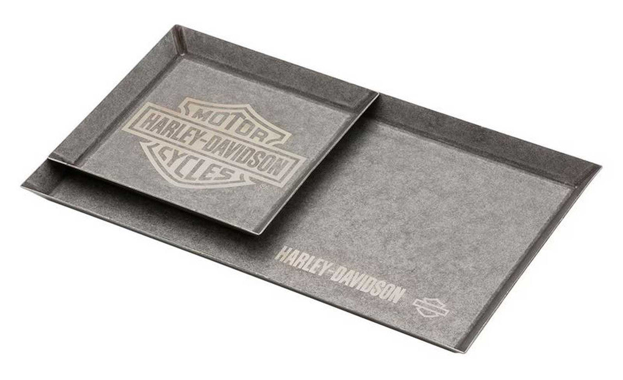 Ensemble de plateau de service en métal avec logo Harley-Davidson® - HDL-18631
