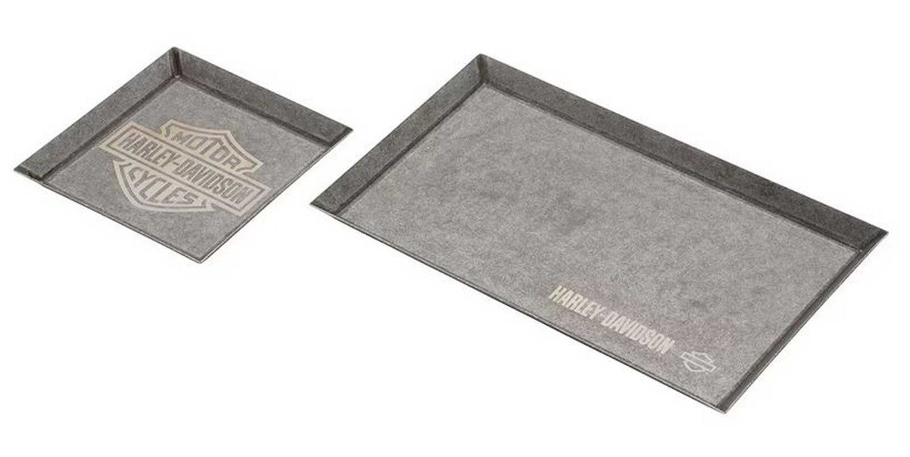 Ensemble de plateau de service en métal avec logo Harley-Davidson® - HDL-18631