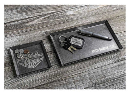 Ensemble de plateau de service en métal avec logo Harley-Davidson® - HDL-18631