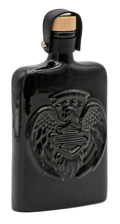 BAR AND SHIELD BLACK EAGLE FLASK