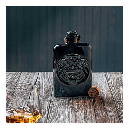 BAR AND SHIELD BLACK EAGLE FLASK