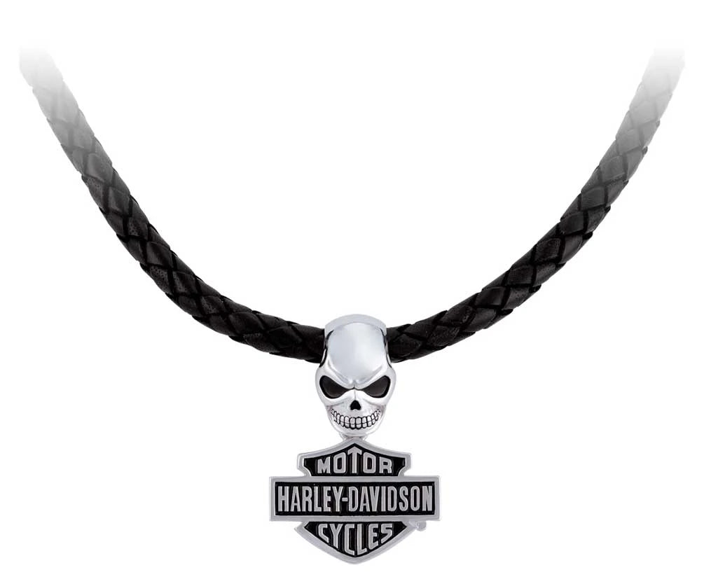 Collier en cuir Harley-Davidson® pour homme - HDN0462