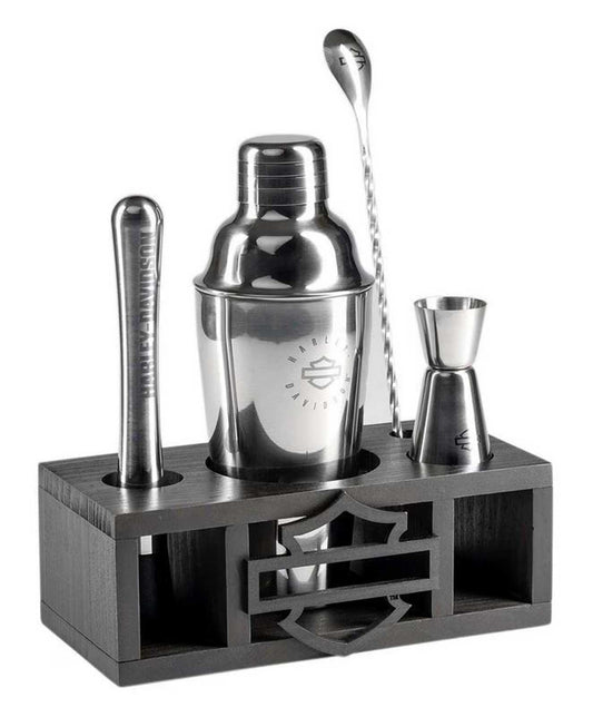 Ensemble d'outils à cocktails Harley-Davidson® Open B&S - HDL-18640