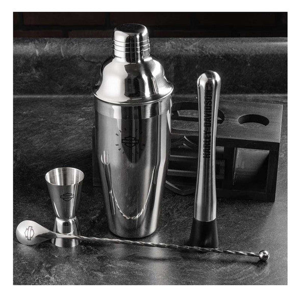 Ensemble d'outils à cocktails Harley-Davidson® Open B&S - HDL-18640