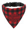 Collier bandana pour animaux de compagnie à carreaux des Fêtes Harley-Davidson® – Grand/XL, noir et rouge HDX-90211