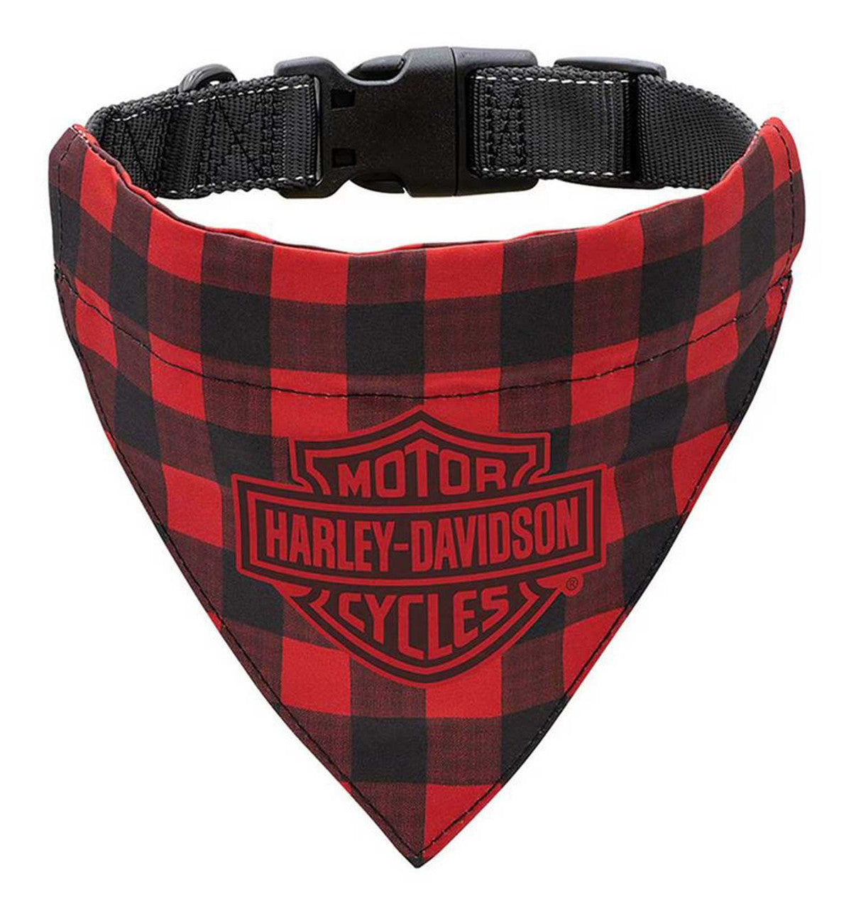 Collier bandana à carreaux H-D® B&S pour animaux de compagnie - HDX-90211