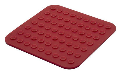 Tapis à lécher en silicone à motif écossais rouge pour les fêtes de Harley-Davidson® pour animaux de compagnie – Rouge uni HDX-90213