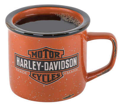 Mug de camping H-D® avec logo B&S - 414 ml (14 oz) HDX-98620