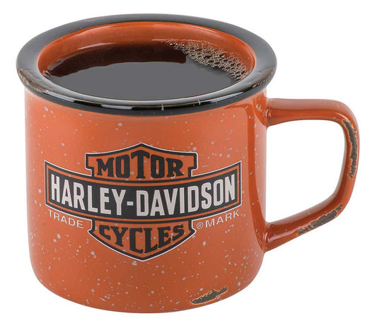 Mug de camping H-D® avec logo B&S - 414 ml (14 oz) HDX-98620