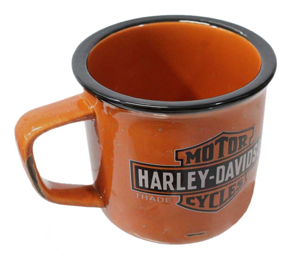 Mug de camping H-D® avec logo B&S - 414 ml (14 oz) HDX-98620