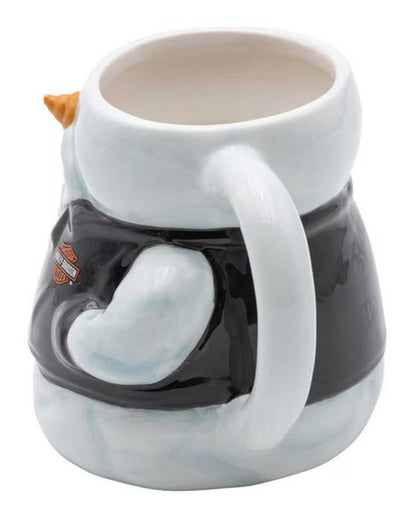 Tasse à café en céramique sculptée Harley-Davidson® Biker Snowman - 23 oz hdx-98998