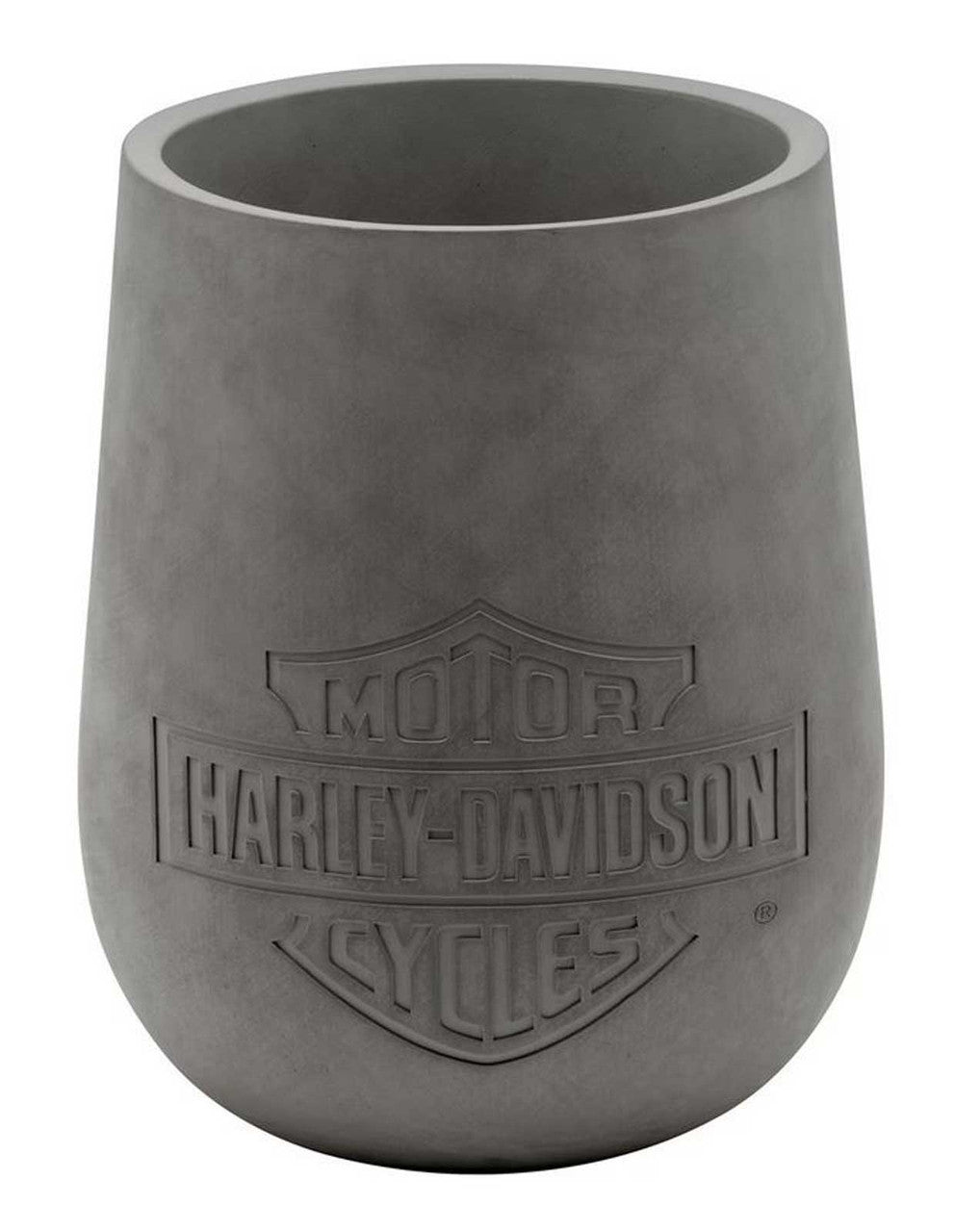 Vase en béton gris foncé surdimensionné - HDX-99302