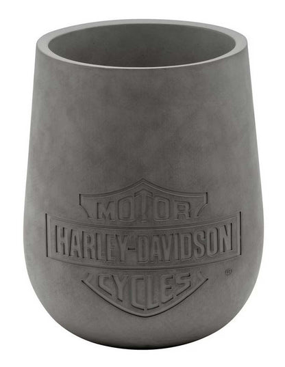 Vase en béton gris foncé surdimensionné - HDX-99302