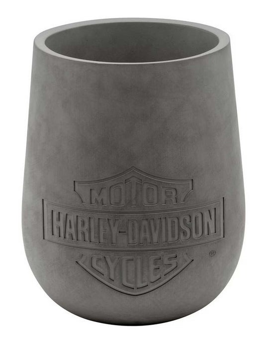 Vase en béton gris foncé surdimensionné - HDX-99302