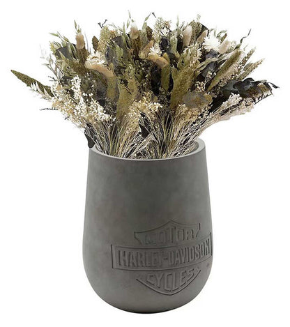 Vase en béton gris foncé surdimensionné - HDX-99302