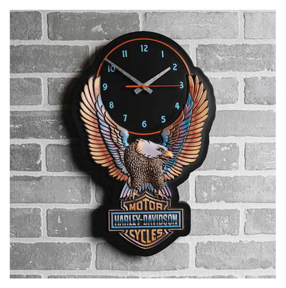 Horloge extérieure Harley-Davidson® Vivid B&S Eagle - HDX-99332
