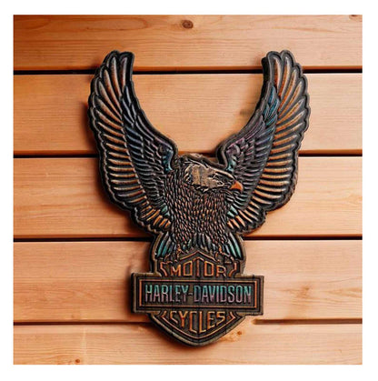 Décoration murale extérieure H-D® Vivid B&S Eagle - HDX-99333