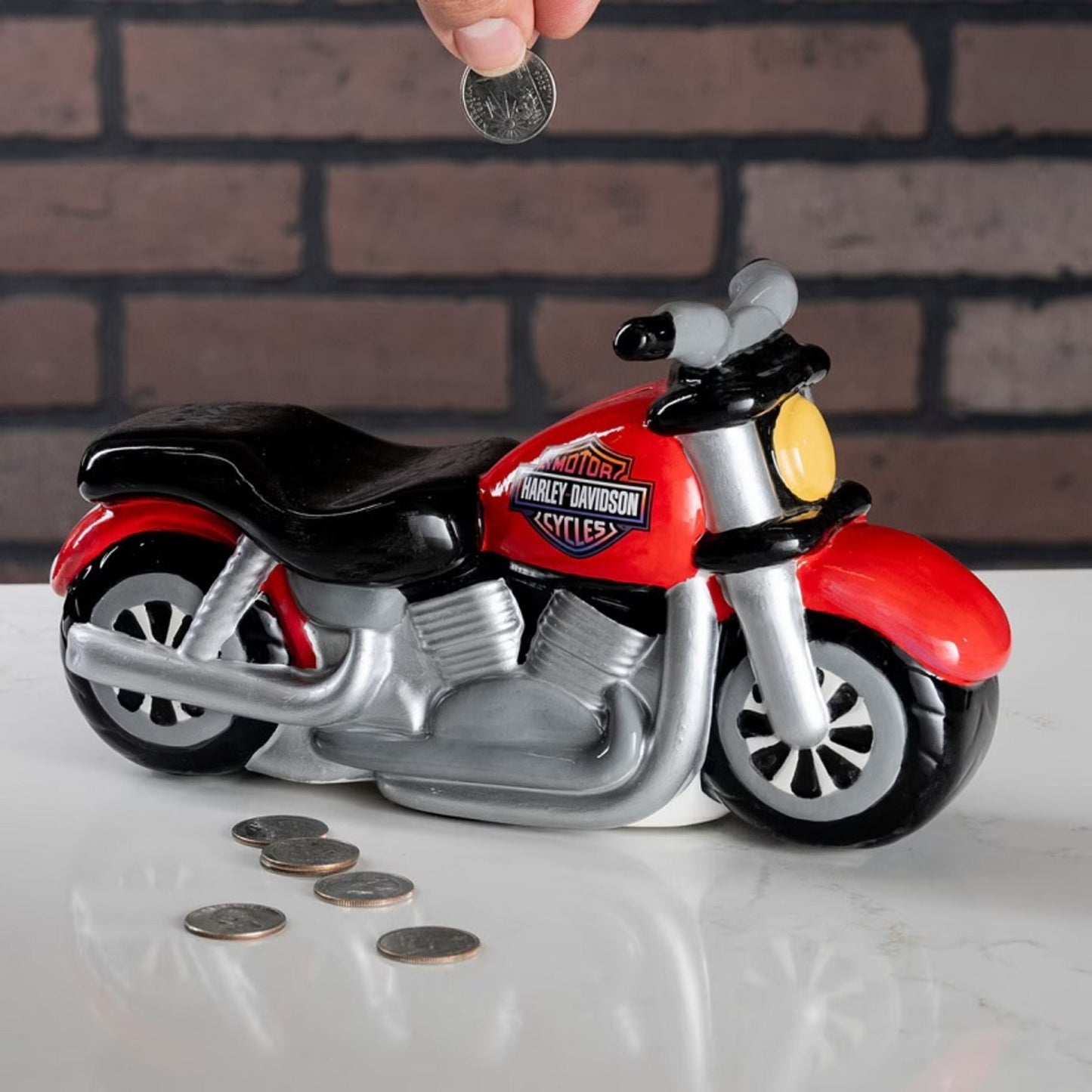 Tirelire en céramique en forme de moto Harley-Davidson - HDX-99338