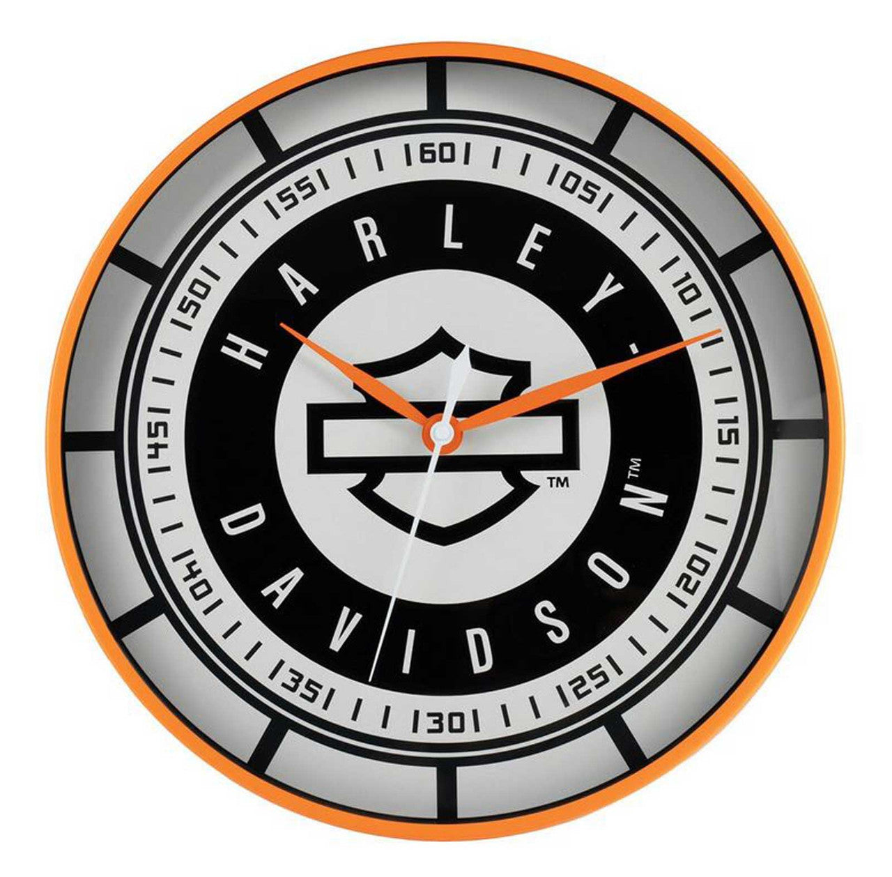 Horloge compteur de vitesse en métal avec logo H-D® Open B&S - HDX-99339