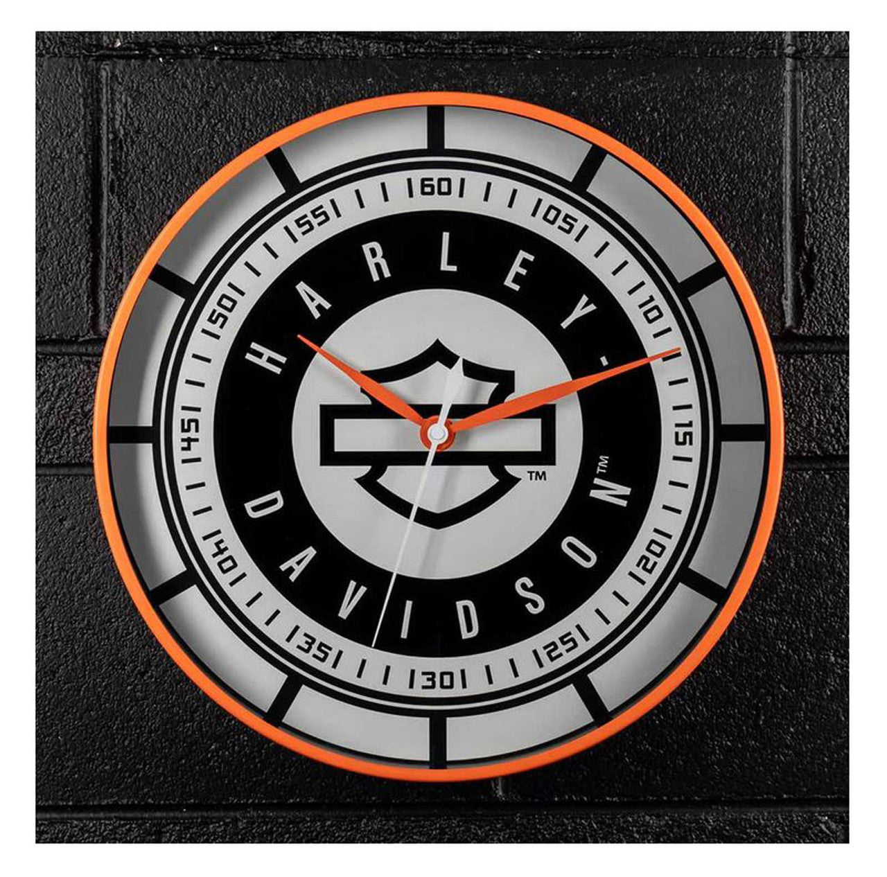 Horloge compteur de vitesse en métal avec logo H-D® Open B&S - HDX-99339