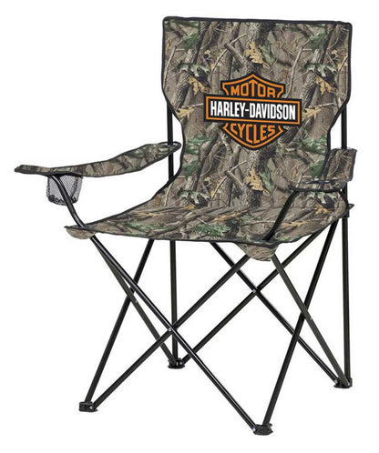 Chaise pliante d'extérieur H-D® avec sac de rangement, légère, motif camouflage - HDX-99340