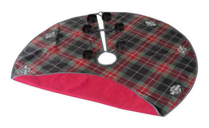 Jupe de sapin H-D® à carreaux brodés avec logo B&S - HDX-99350