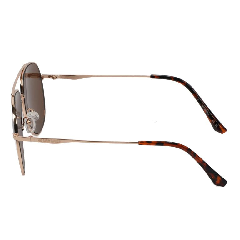 Lunettes de soleil aviateur Harley-Davidson en métal - HM00016-32G