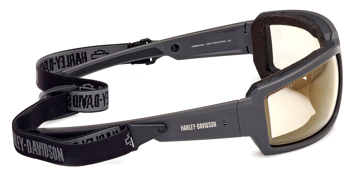 Lunettes de moto H-D® Tour of Duty pour homme, modèle jaune à réglage de la luminosité - Noires (HZ0009-20J)