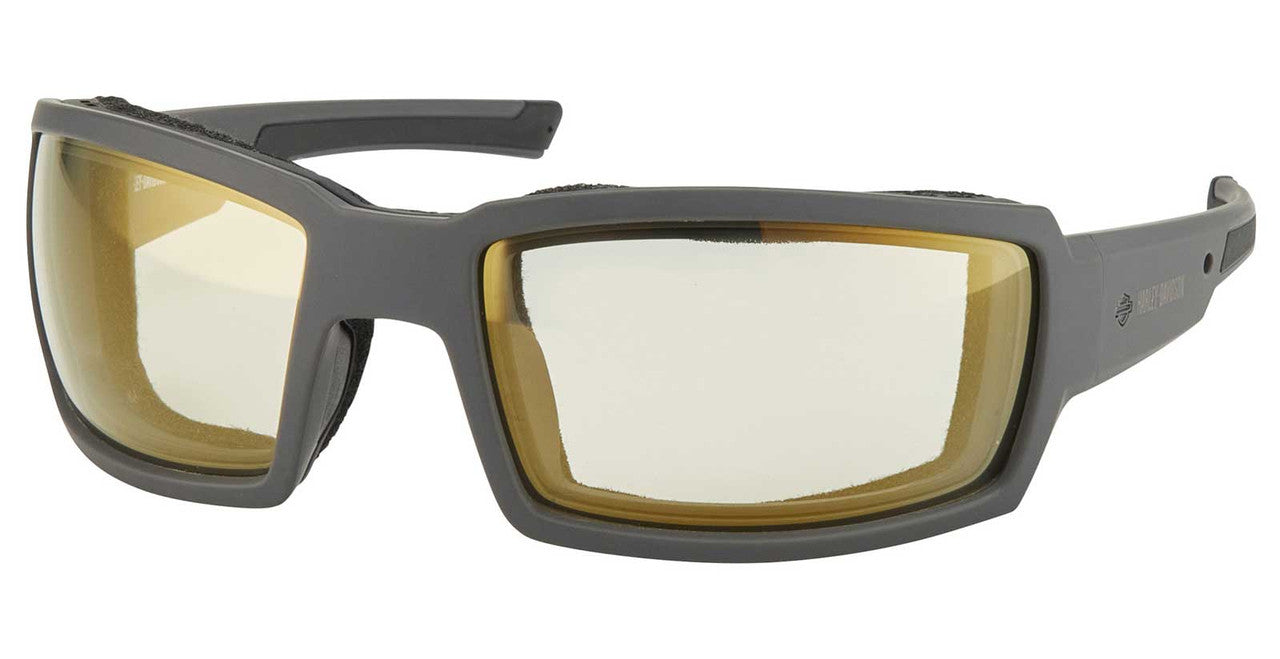 Lunettes de moto H-D® Tour of Duty pour homme, modèle jaune à réglage de la luminosité - Noires (HZ0009-20J)