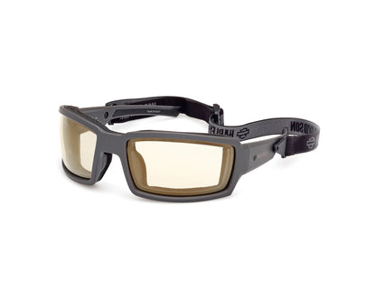Lunettes de moto H-D® Tour of Duty, modèle jaune à réglage de la luminosité - HZ0009-20J